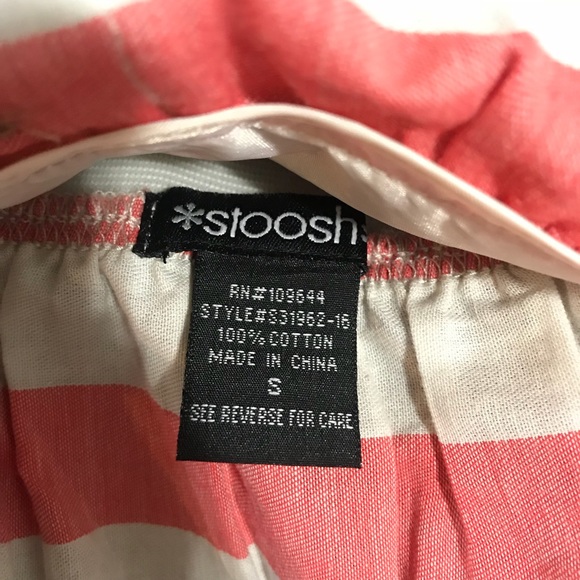 Used coral and white skirt with belt and pockets - Picture 4 of 6